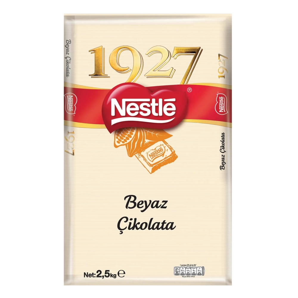 NESTLE 1927 CHOCOLATE WHİTE 2.5KG