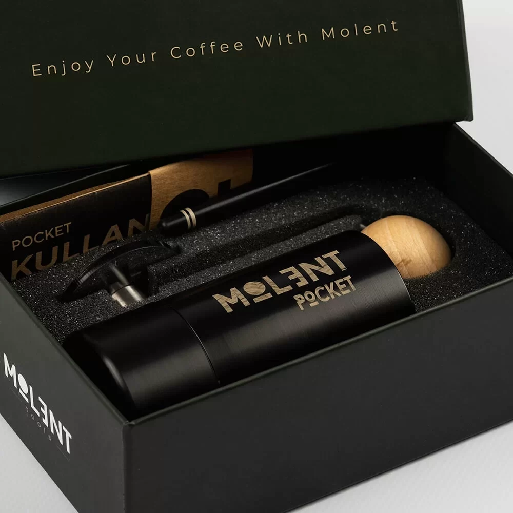 Molent Pocket Kahve Değirmeni Black