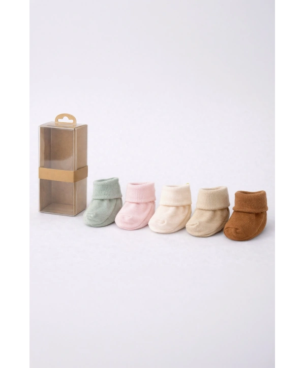 Zenessa Kutulu 5’li Bebek Çorap Seti
