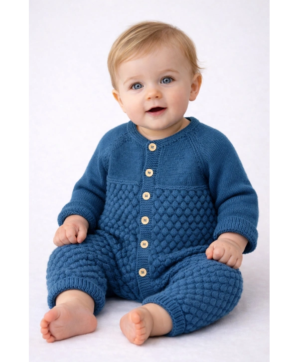 Zenessa El Örgüsü Bonbon Şekeri Modelli Bebek Tulumu