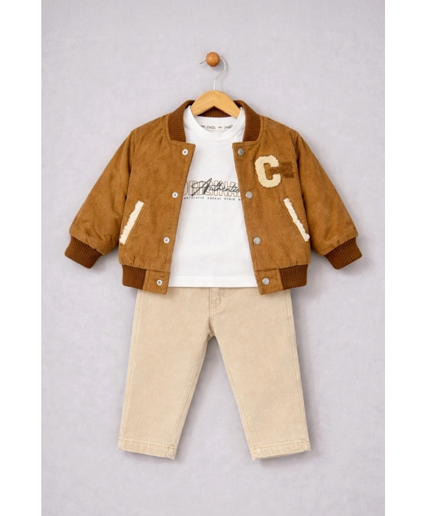 Zenessa Montlu Günlük 3’lü Erkek Takım