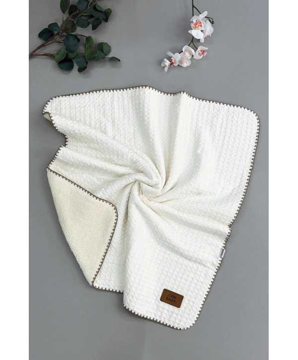 Zenessa Welsoft Battaniye Beyaz