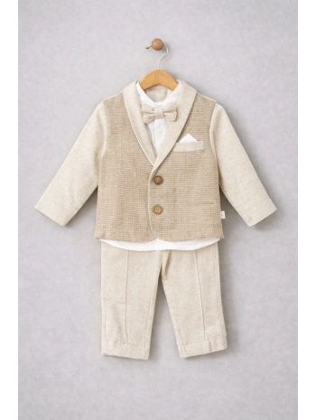 Zenessa File Detay Ceketli 3’lü Erkek Takım