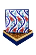 Lale Çinili Premium Kutulu Çikolata (Küçük Boy)