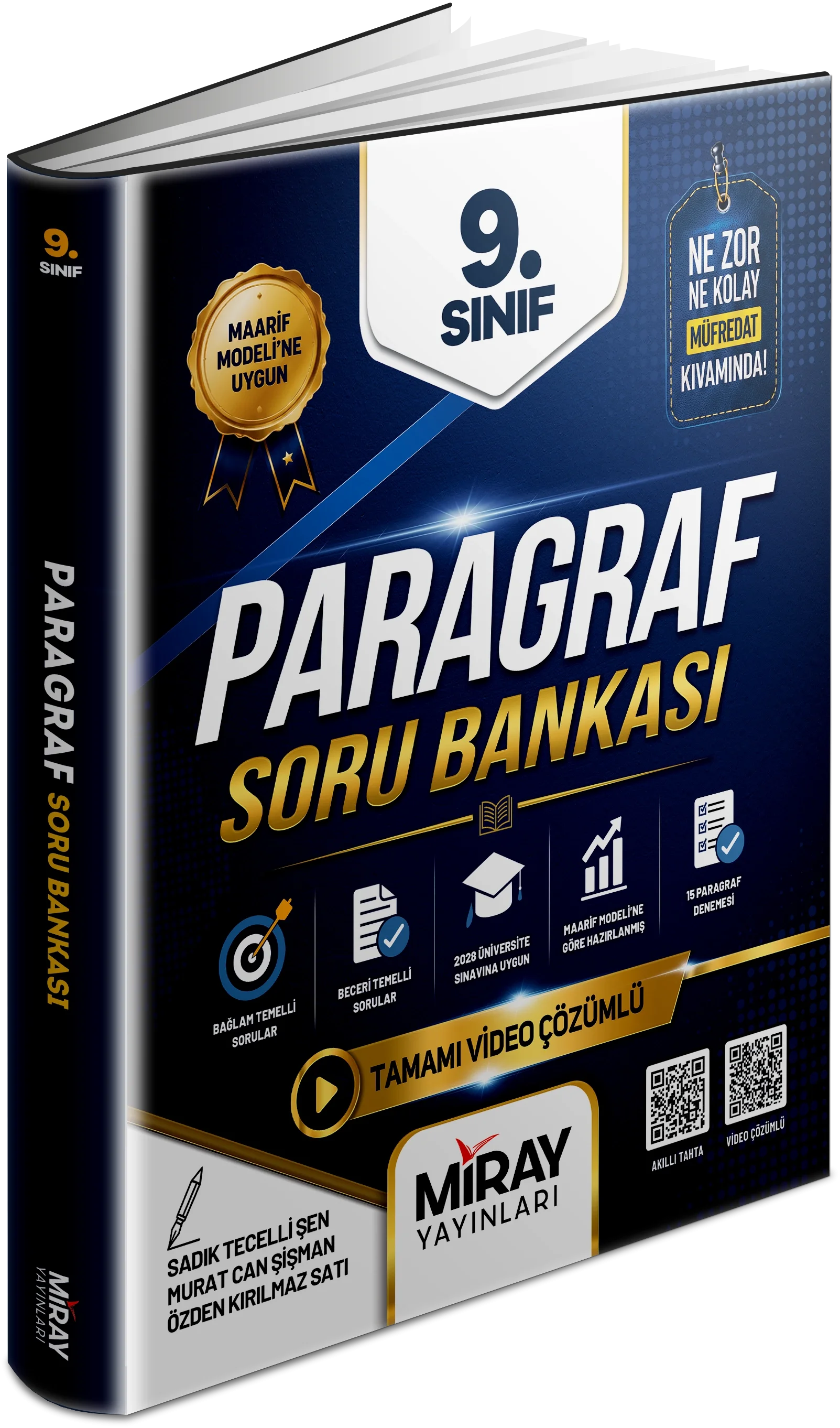 Miray 9. Sınıf Paragraf Soru Bankası