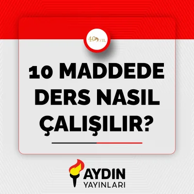 10 Maddede Ders Nasıl Çalışılır?