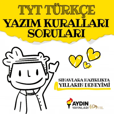 TYT Yazım Kuralları Soruları