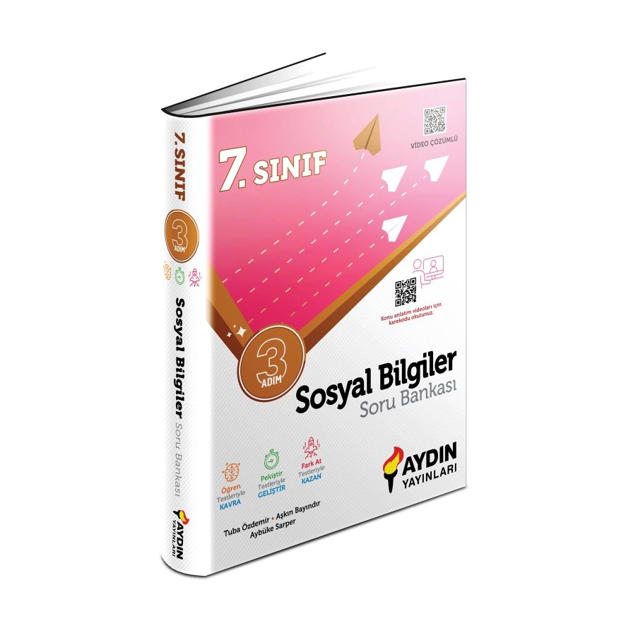 7. Sınıf Sosyal Bilgiler Üç Adım Soru Bankası | Aydın Yayınları