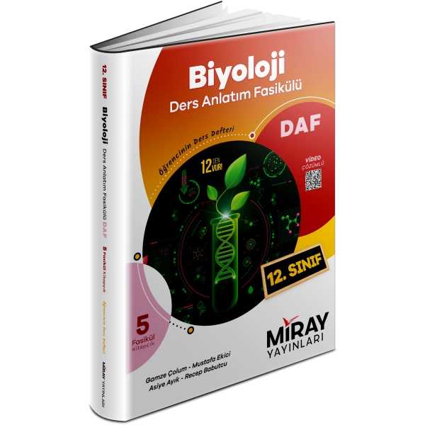 Miray 12. Sınıf Biyoloji Ders Anlatım Fasikülleri | Aydın Yayınları