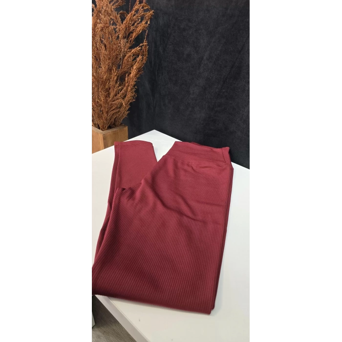 FİTİLLİ İÇİ ŞARDONLU YÜKSEK BEL TAYT MARKA MODEL