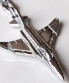 Gümüş Renkli Metal Uçak Anahtarlık