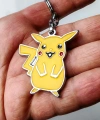 Sarı Pikachu Metal Anahtarlık