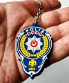 Koyu Mavi Plastik Anahtarlık