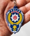 Koyu Mavi Plastik Anahtarlık