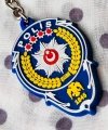Koyu Mavi Plastik Anahtarlık
