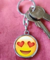 Sarı Gülen Surat Emojili Anahtarlık