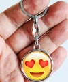 Sarı Gülen Surat Emojili Anahtarlık