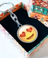 Sarı Gülen Surat Emojili Anahtarlık