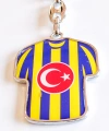 Sarı Lacivert Takım Formalı Metal Anahtarlık