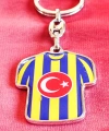 Sarı Lacivert Takım Formalı Metal Anahtarlık