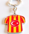 Sarı kırmızı Takım Formalı Metal Anahtarlık