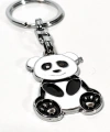Panda Siyah ve Beyaz Metal Anahtarlık