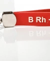 B Rh(+) Pozitif Kan Grubu Silikon Anahtarlık – Acil Durumlar İçin Hayati Bilgi