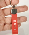 B Rh(+) Pozitif Kan Grubu Silikon Anahtarlık – Acil Durumlar İçin Hayati Bilgi