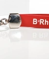 B Rh(-) Negatif Kan Grubu Silikon Anahtarlık – Acil Durumlar İçin Hayati Bilgi
