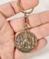 Antik Bronz Ayasofya (Hagia Sophia) Figürlü Metal Anahtarlık – İstanbul’un Tarihi ve Ruhunu Taşıyan Özel Tasarım