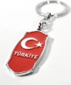 Kırmızı Ay Yıldız ve “Türkiye” Yazılı Metal Anahtarlık – Milli Sembollerin Şık Yorumu