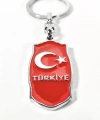 Kırmızı Ay Yıldız ve “Türkiye” Yazılı Metal Anahtarlık – Milli Sembollerin Şık Yorumu