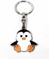Penguen Figürlü Metal Anahtarlık – Sevimli Tasarım, Günlük Kullanıma Uygun Dayanıklı Aksesuar
