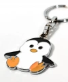 Penguen Figürlü Metal Anahtarlık – Sevimli Tasarım, Günlük Kullanıma Uygun Dayanıklı Aksesuar
