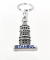 Galata Kulesi Figürlü İstanbul Temalı Metal Anahtarlık – Şehrin Simgesini Yansıtan Zarif Tasarım
