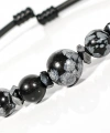 Obsidyen Taşlı Yaylı Bileklik – Koruma, Denge ve Güçlü Bir Stil