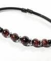 Garnet (Lal) Taşlı Yaylı Bileklik – Güç, Denge ve Yaşam Enerjisi