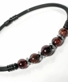 Garnet (Lal) Taşlı Yaylı Bileklik – Güç, Denge ve Yaşam Enerjisi