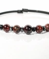 Garnet (Lal) Taşlı Yaylı Bileklik – Güç, Denge ve Yaşam Enerjisi