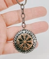 Vegvisir Viking Pusulası Temalı Metal Anahtarlık - İskandinav Mitolojisi Özel Tasarım