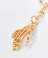 Gotik Tasarım İskelet El Figürlü Gold Metal Anahtarlık & Aksesuar