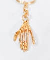 Gotik Tasarım İskelet El Figürlü Gold Metal Anahtarlık & Aksesuar
