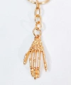 Gotik Tasarım İskelet El Figürlü Gold Metal Anahtarlık & Aksesuar