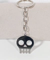 Kuru Kafa Figürlü Gümüş Renk Metal Anahtarlık - Minimalist ve Marjinal Hediyelik Aksesuar