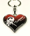Atatürk Resimli ve İmzalı Metal Anahtarlık