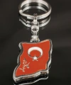 Ay Yıldız Türk Bayraklı Metal Anahtarlık