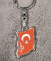 Ay Yıldız Türk Bayraklı Metal Anahtarlık