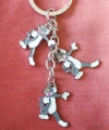 Miki Mouse Figürlü Metal Anahtarlık