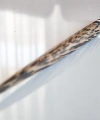 Geometrik Kontrastlı Sedef ve Bambu Saç Çubuğu