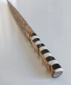 Geometrik Kontrastlı Sedef ve Bambu Saç Çubuğu